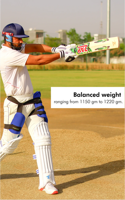 ZAP Gun Colt Army English Willow Cricket Bat-2
