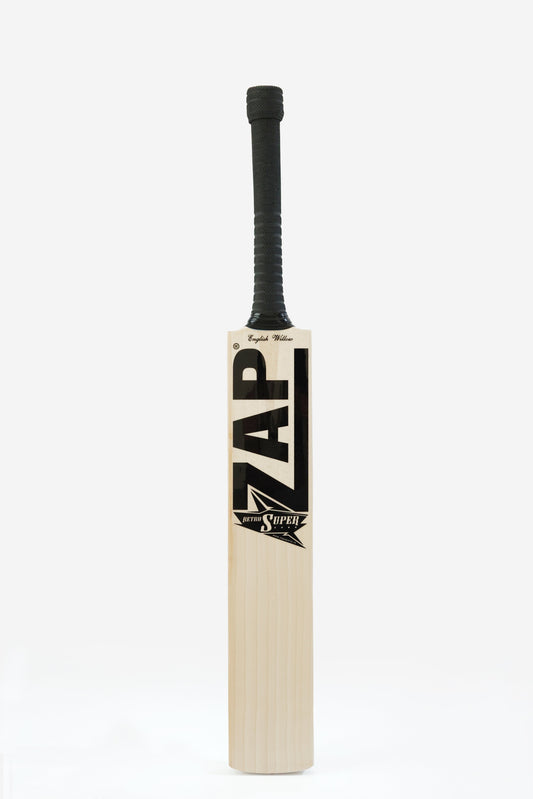 ZAP Vintage Retro Super 4 star English Willow Bat-0