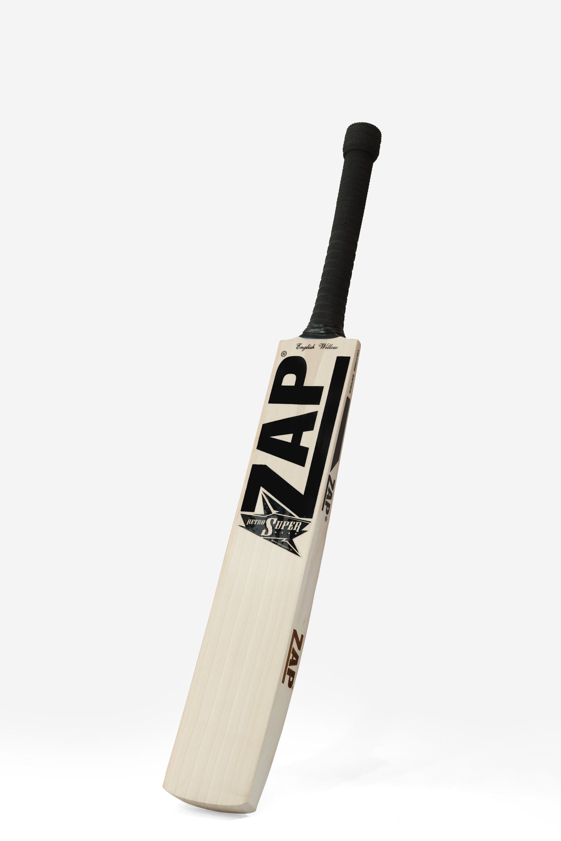 ZAP Vintage Retro Super 4 star English Willow Bat-1
